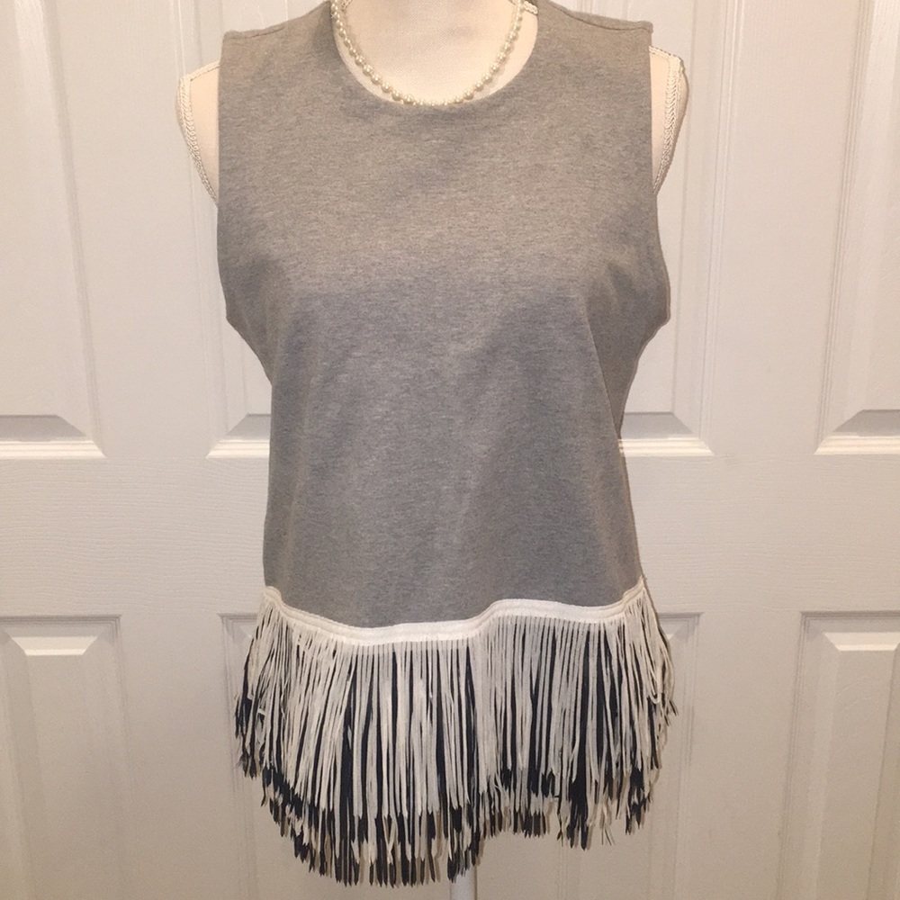 J.Crew Fringe Sleeveless Top